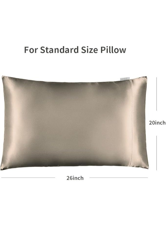 Classic Home Decor, Inc Satin Pillowcase for Hair and Skin Care, Set of 2 Soft Breathable Queen Standard Size Silky Satin Pillowcases - Image 3