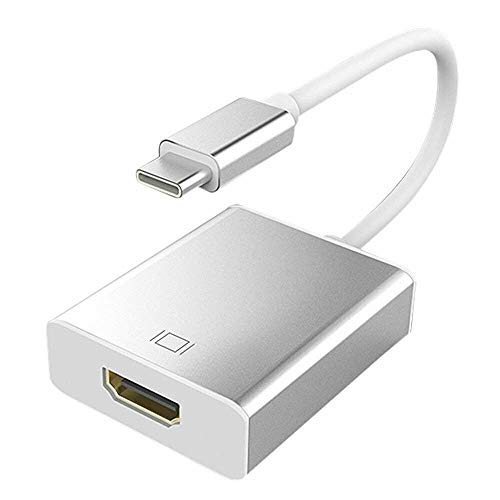Microware Aluminium USB 3.1 Type C Male to 4K HDMI Adapter Convertor Cable for HDTV - Image 1