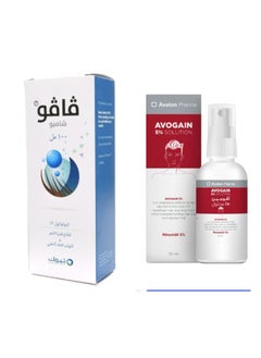 Vavo Avogen Solution Spray 5% + Vavo2% Shampoo 100 ml 