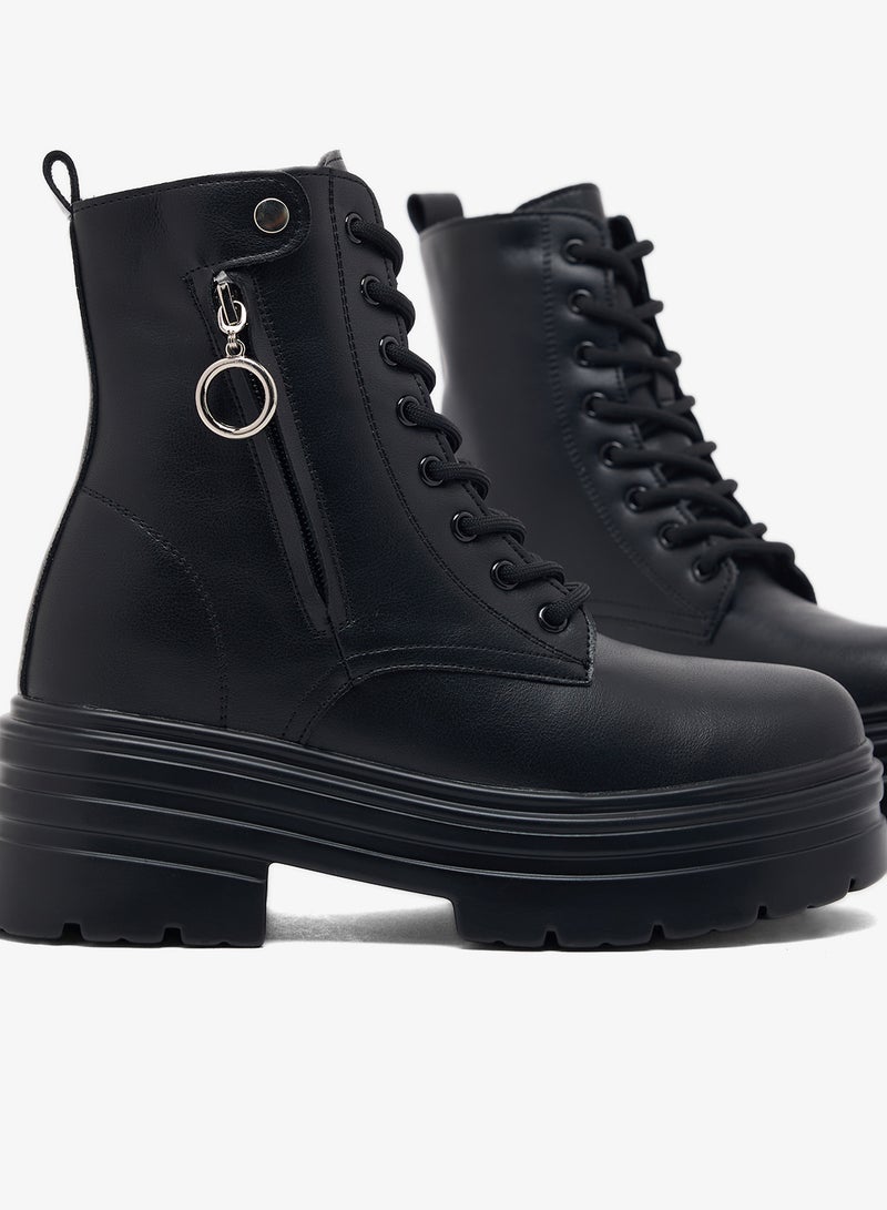 جينجر أحذية الكاحل برباط - Image 4