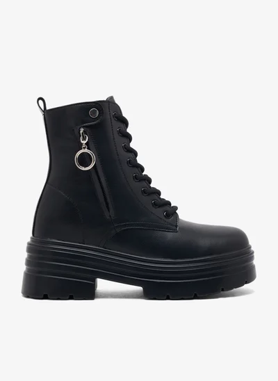 Ginger Lace Up Ankle Boots