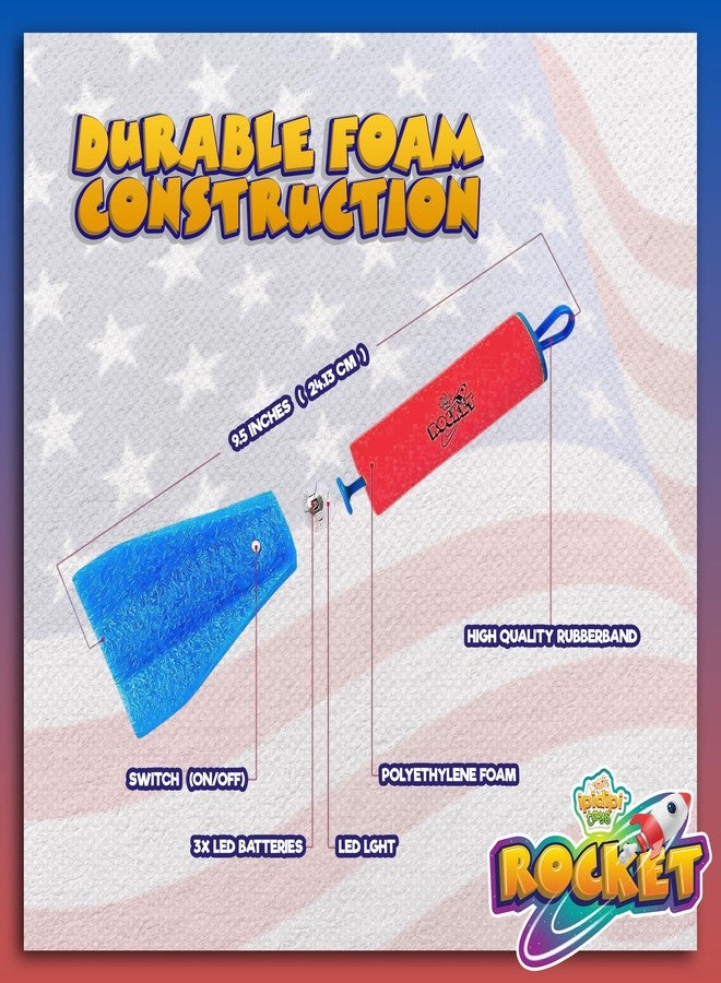 IPIDIPI TOYS Finger Rockets - Foam Rocket Launcher, Party Favors, High-Flying Air Rockets, Fun Gifts for Kids, Easter Basket Stuffers, Classroom Prizes, Assorted Colors, Pack of 12 - Image 4