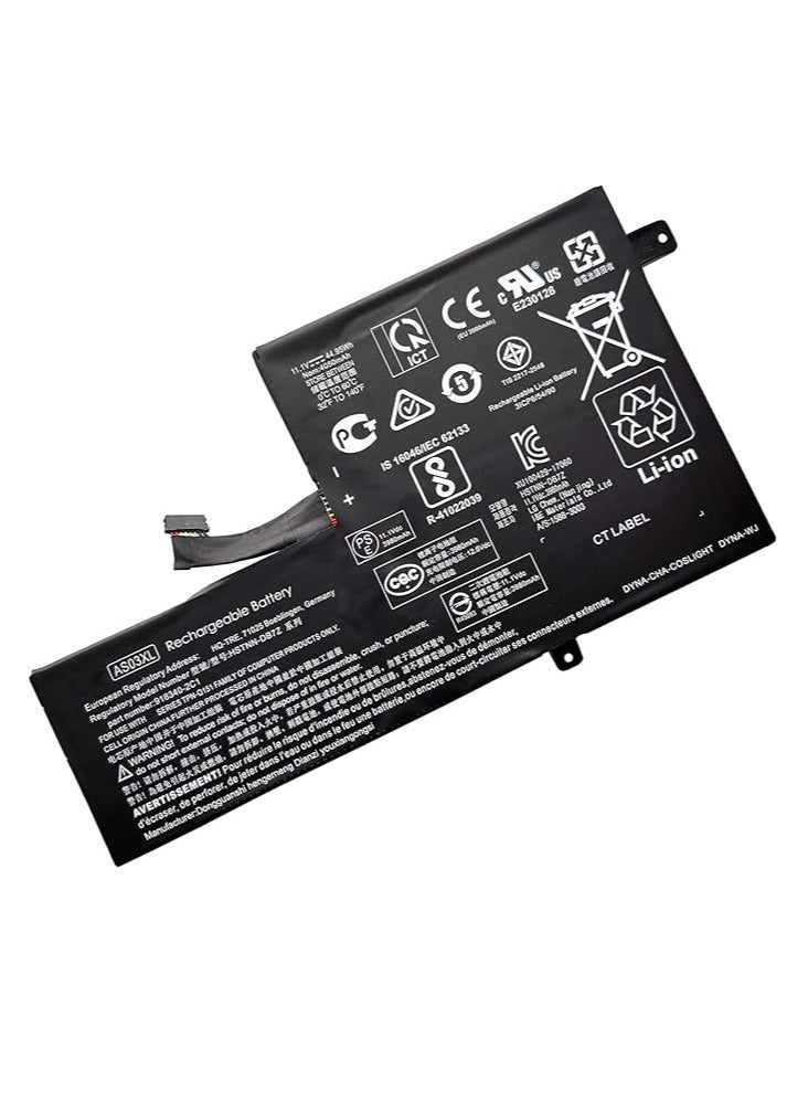 Terabyte AS03XL HSTNN-DB7Z ASO3XL HSTNN-IB7W 918669-855 918340-1C1 484170-001 Laptop Battery Replacement for Hp Chromebook 11 G5 EE TPN-Q151 Serie Notebook(11.1V 44.95Wh 4050mAh) - Image 2