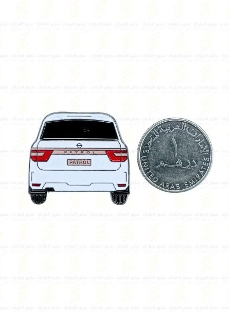 Generic 5-Pieces Nissan Patrol - Mini Metal Stickers for for Mobile, Laptop, Backpacks,Accessories Fans Stickers Display for I pad,and Collectors Walls, Doors, Cars, Trucks, Motorcycles Fridge  - Image 4