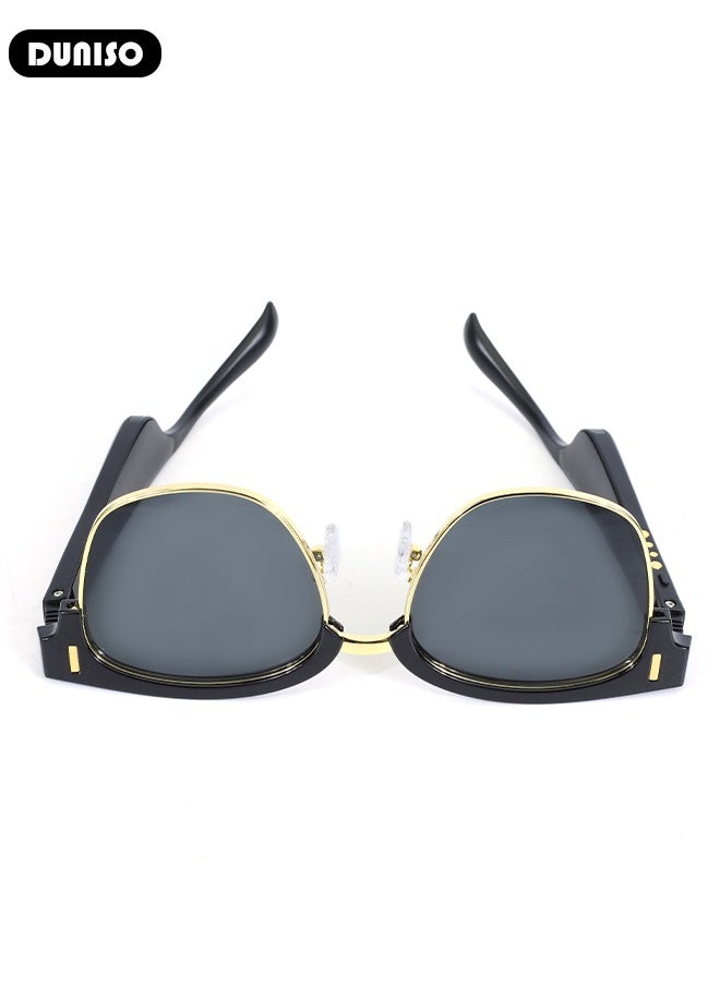 DUNISO Smart Bluetooth Glasses Earphones,Bluetooth Audio Sunglasses,  Sunshine Bluetooth Sunglasses,Bluetooth 5.0 Audio Glasses ,Open-Ear Audio for Driving, Cycling, Outdoor Sports for Women and Man  - Image 5