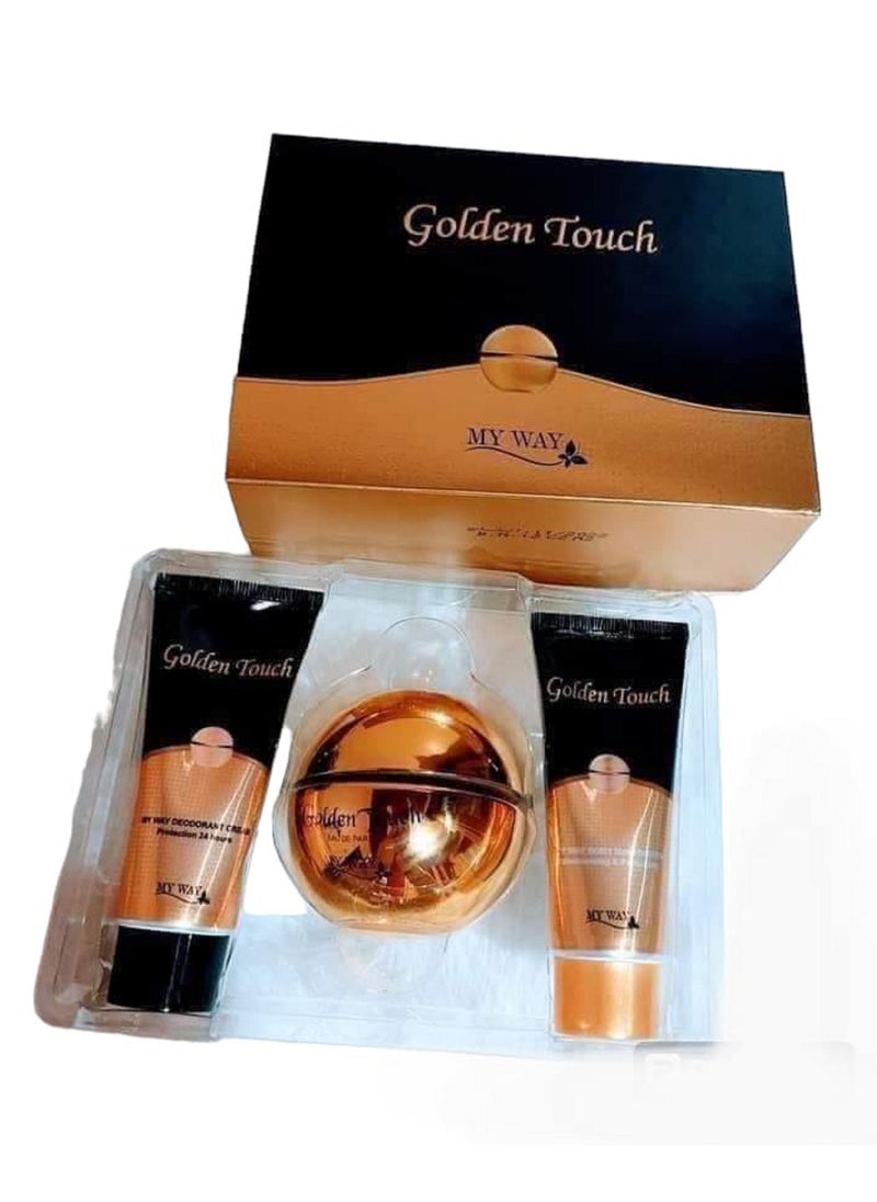My Way - Golden Touch 3-Piece Set for Women My Way - Image 1