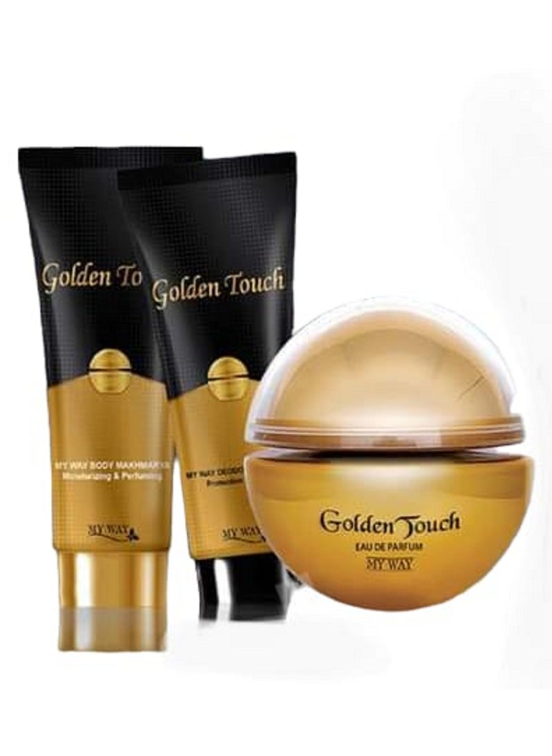 My Way - Golden Touch 3-Piece Set for Women My Way - Image 1