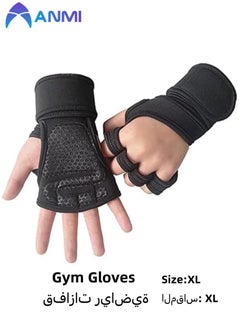 Anmi Gym Gloves, With Built-In Wrist Be Suitable For Gym Fitness -XL  - Image 1