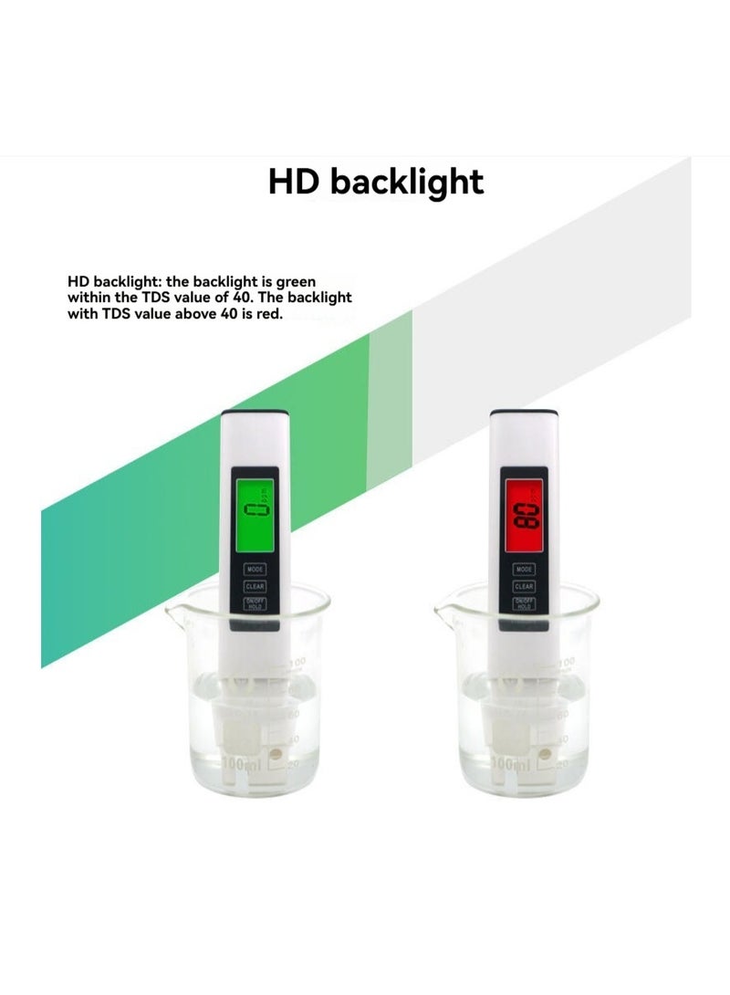 M MIAOYAN Digital 4-in-1 Water Quality Tester with Backlit LCD | Accurate & Reliable Results - Image 5