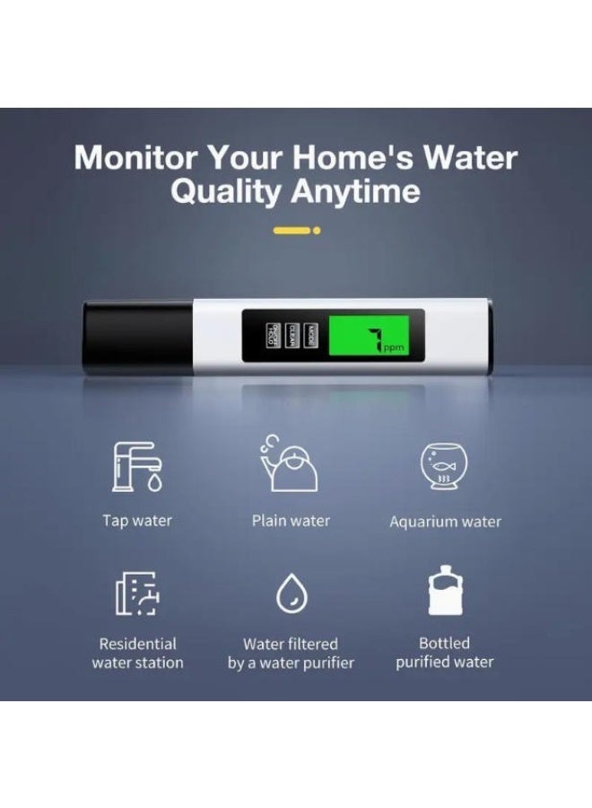 M MIAOYAN Digital 4-in-1 Water Quality Tester with Backlit LCD | Accurate & Reliable Results - Image 2