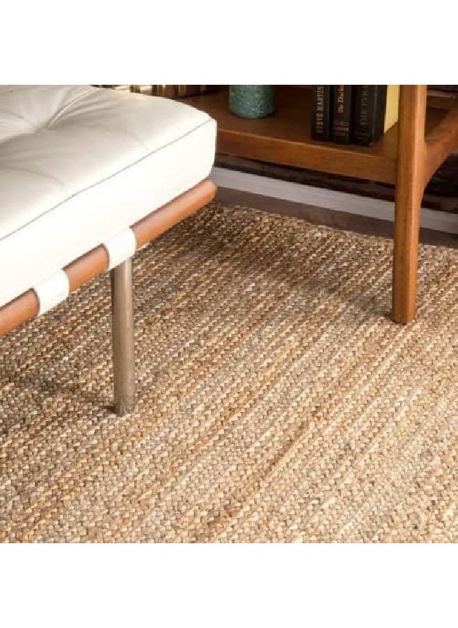 Generic - Boho Handmade rug with palm borders - Image 1