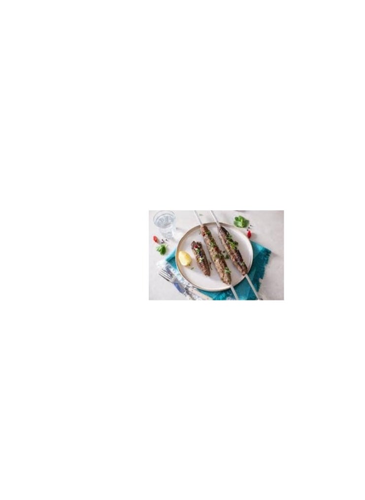 AL KHAYAM - Al khayam Green Home Professional Restaurant BBQ Stainless Steel Skewers Flat Extra Long 24'' Inch 2 MM Thickness for Seekh Kebab Tandoori BBQ Brazilian BBQ Made in India 15 MM Wide, Set of 12 - Image 1