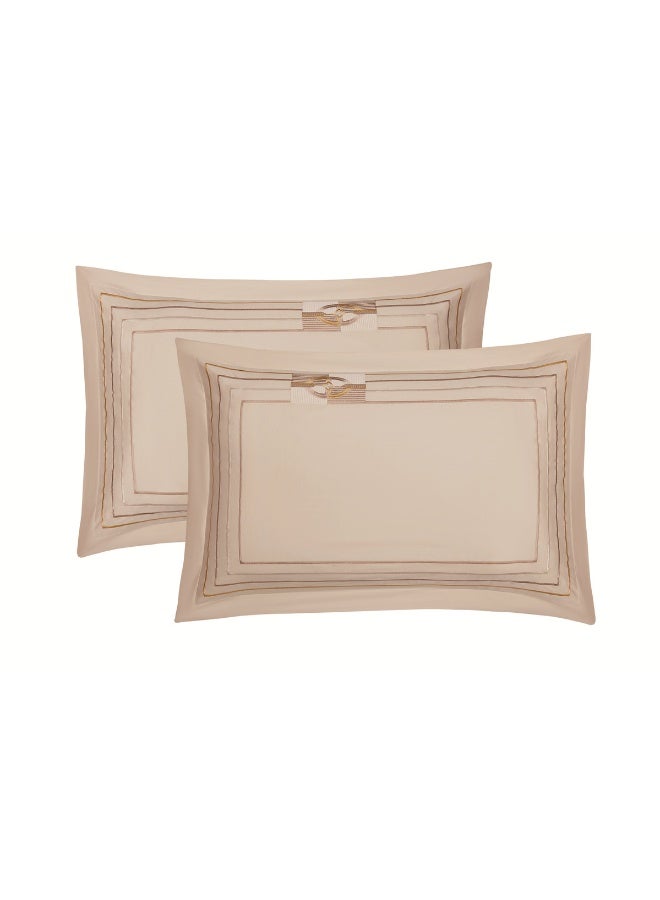 LEVORE Luxury 100% cotton summer bedspread set  suitable for king size beds, 8 pieces, 250 stitch count. - Image 3