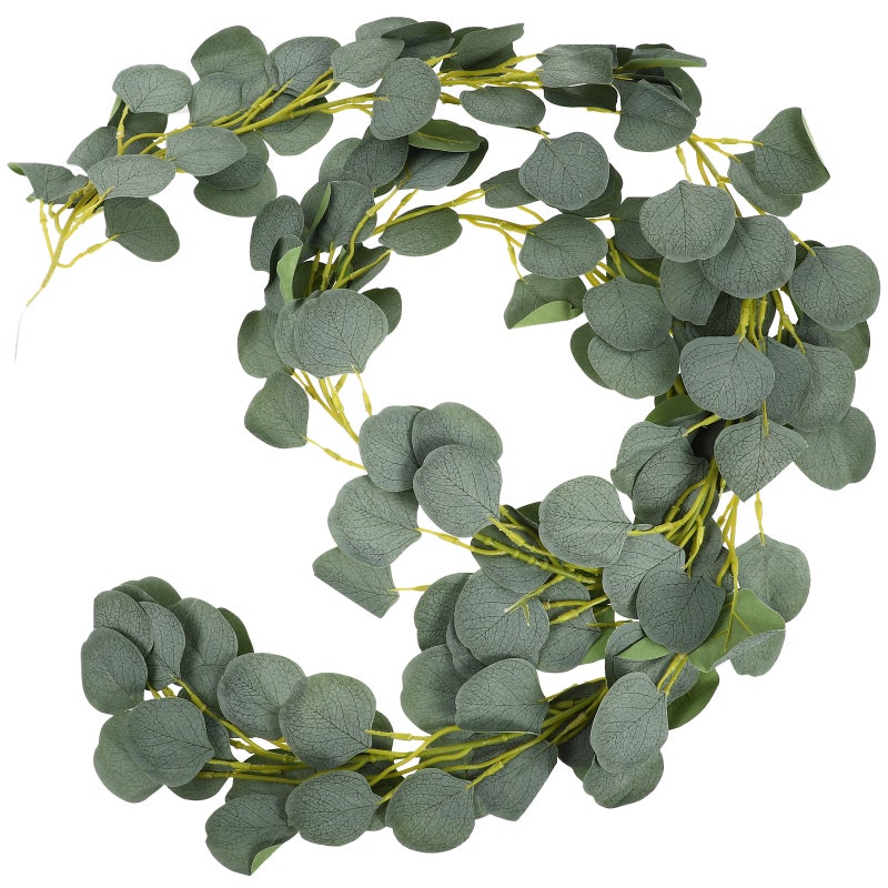 Garden Decor, Durable Plastic Garland for Home and Outdoor Use, Rustic Style Wreath - Image 1