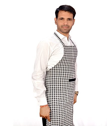 Switchon Cotton Kitchen Apron with Front Pocket Combo Pack of 2 - Image 4