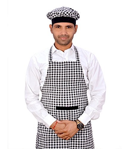 Switchon Cotton Kitchen Apron with Front Pocket Combo Pack of 2 - Image 3