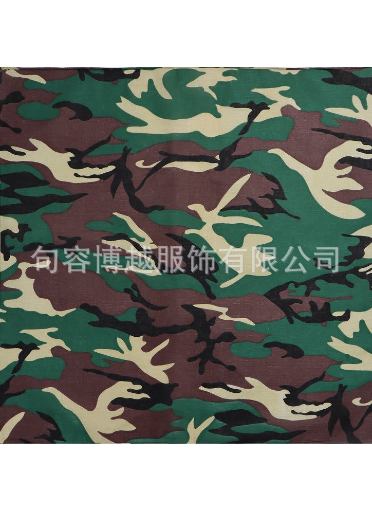 Generic Cotton 74GSM Paisley Bandana HipHop Unisex Camouflage (cotton)  - Image 1