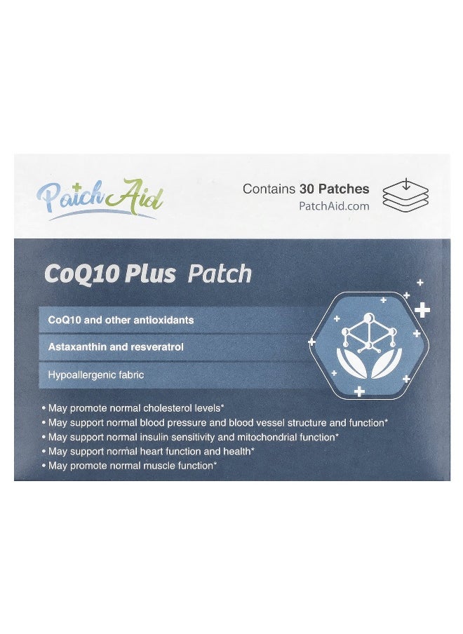 PatchAid - PatchAid, CoQ10 Plus Patch , 30 Patches - Image 1