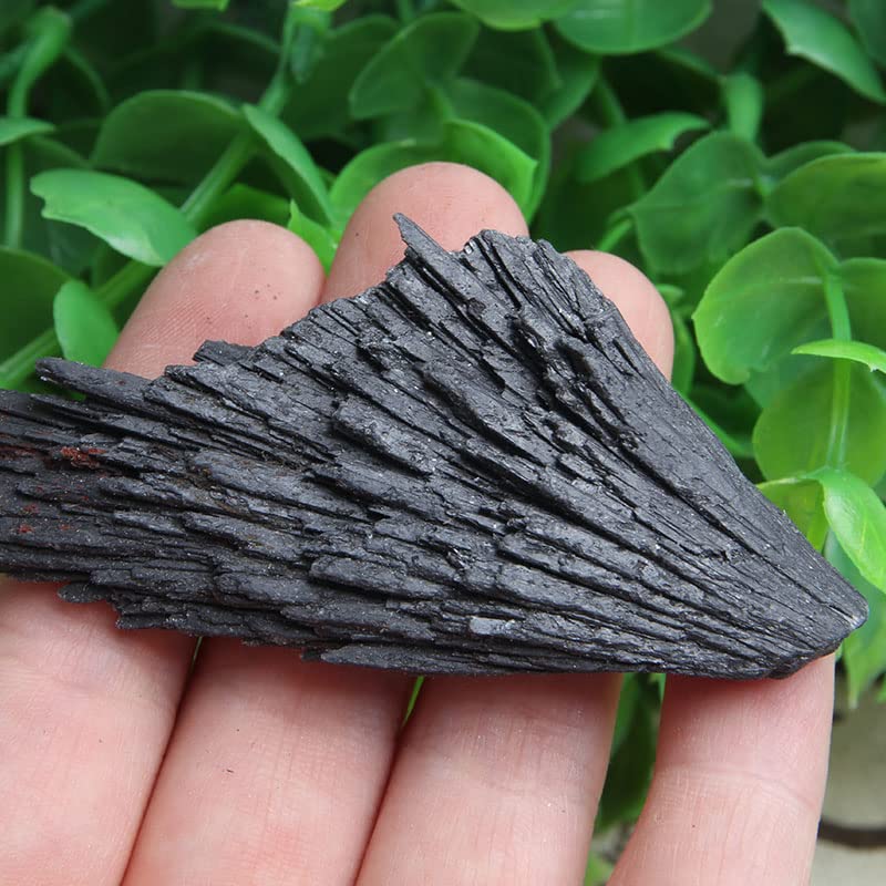 Acxico 2Pcs 20g Black Kyanite Crystal - Bulk Crystal Natural Kyanite Blades - Black Kyanite - Image 3