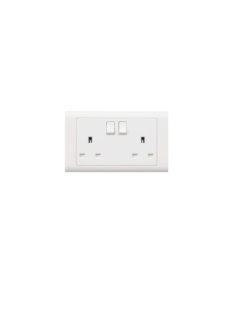 MK Essentials 13A 2G SP SWITCHSOCKET - Image 1