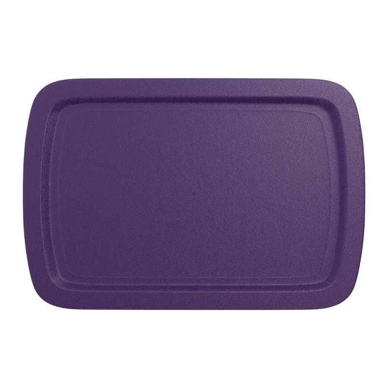 MRX Solutions Replacement Lid fits Pyrex 9x13 C233 Easy Grab Glass Casserole Baking Dish Container with Cut-Out Handles, for 3-Quart Model C-233-PC (Purple) - Image 1