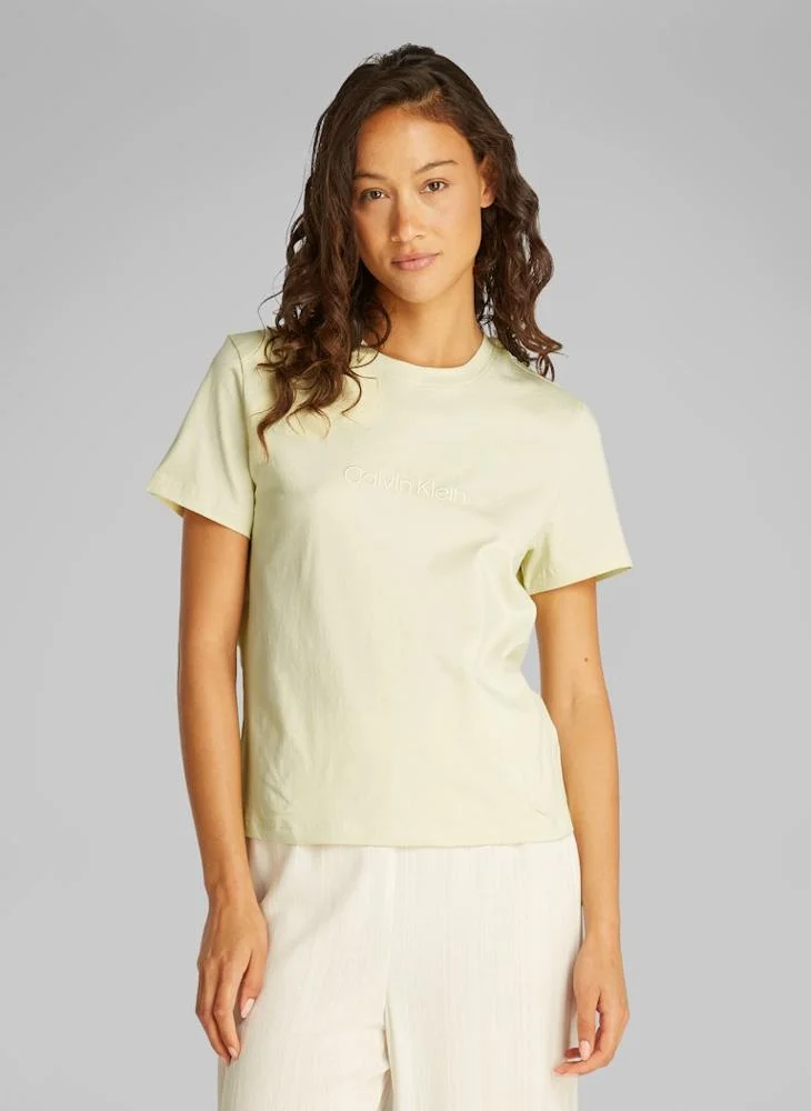 CALVIN KLEIN Crew Neck Nightwear T-Shirt
