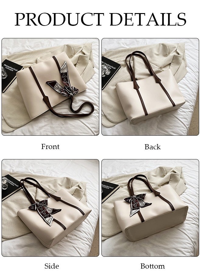 DUNISO - Women's Shoulder Tote Bag Faux Leather Handbag for Women Large Capacity Messenger Fashionable Travel Shoulder Bag for Ladies Girls College Students - Image 1