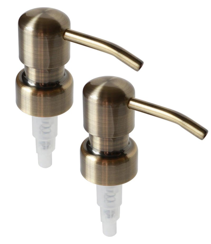 Jarmazing Products Brass Soap and Lotion Replacement Pump - Bird Head - Two Pack - Image 3