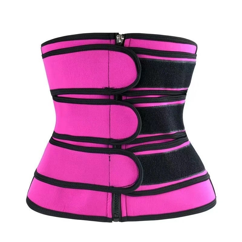 Bluejw High Quality Adjustable Breathable Comfortable Women's Waist Trainer Shaper Waist Trimmer for Weight Loss & Hourglass Body - Image 1