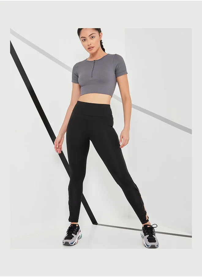 Styli Firm Support Short Sleeves Active Top