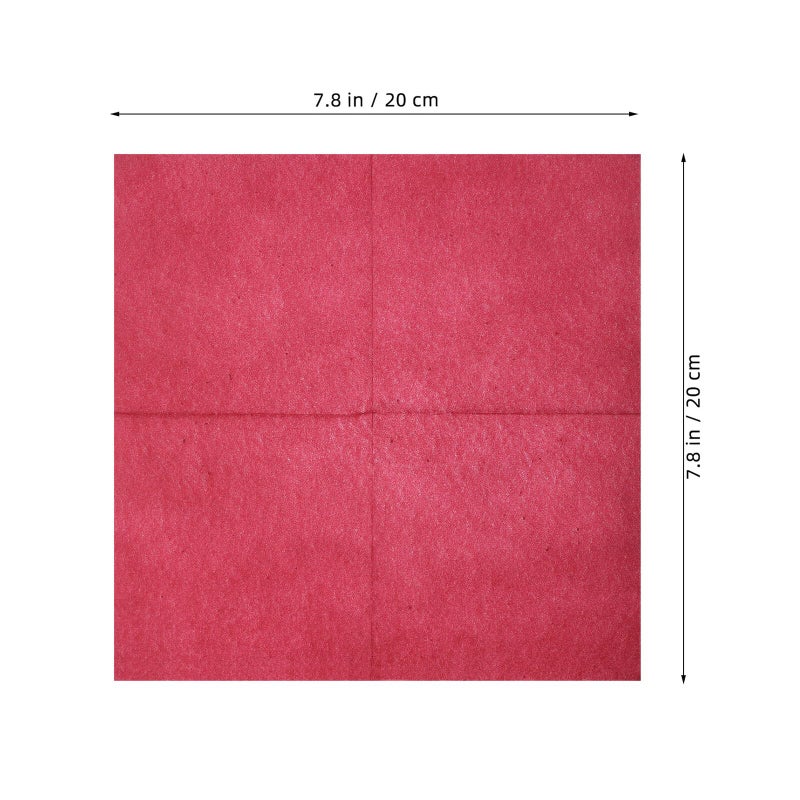 مناديل العشاء بورجوندي القابلة للتخلص منها 25 قطعة قماشية الملمس سميكة لحفلات الزفاف والولائم - Image 3