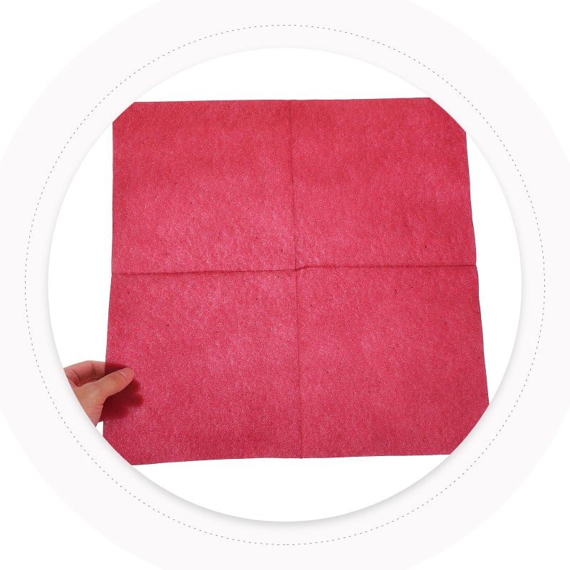 مناديل العشاء بورجوندي القابلة للتخلص منها 25 قطعة قماشية الملمس سميكة لحفلات الزفاف والولائم - Image 5