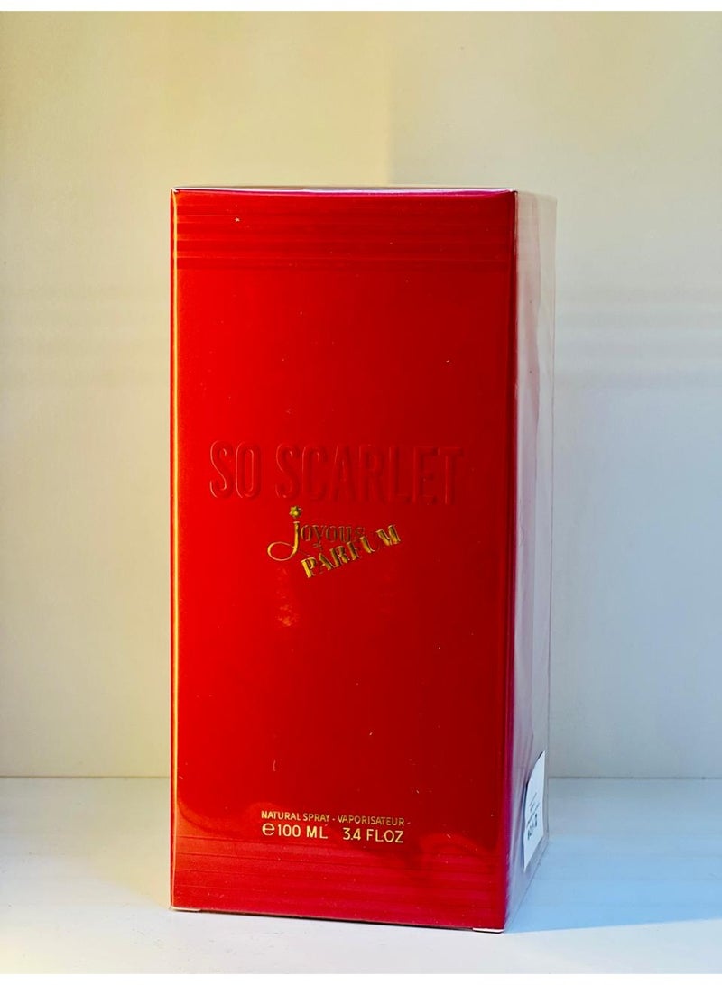 Joyous So Scarlet EDP Perfume By Joyous 100ml - Image 3