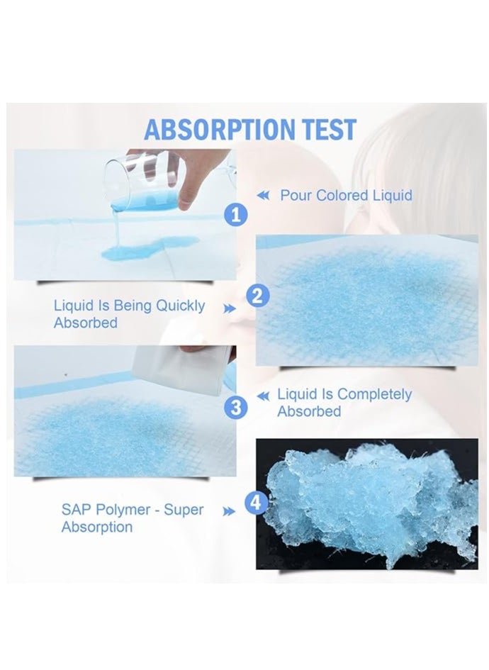 Generic 40/80/120 Pack Disposable Changing Pad,Baby Disposable Underpads, Puppy Training, Super Absorbent Protection for Kids, Adults, Elderly  - Image 5
