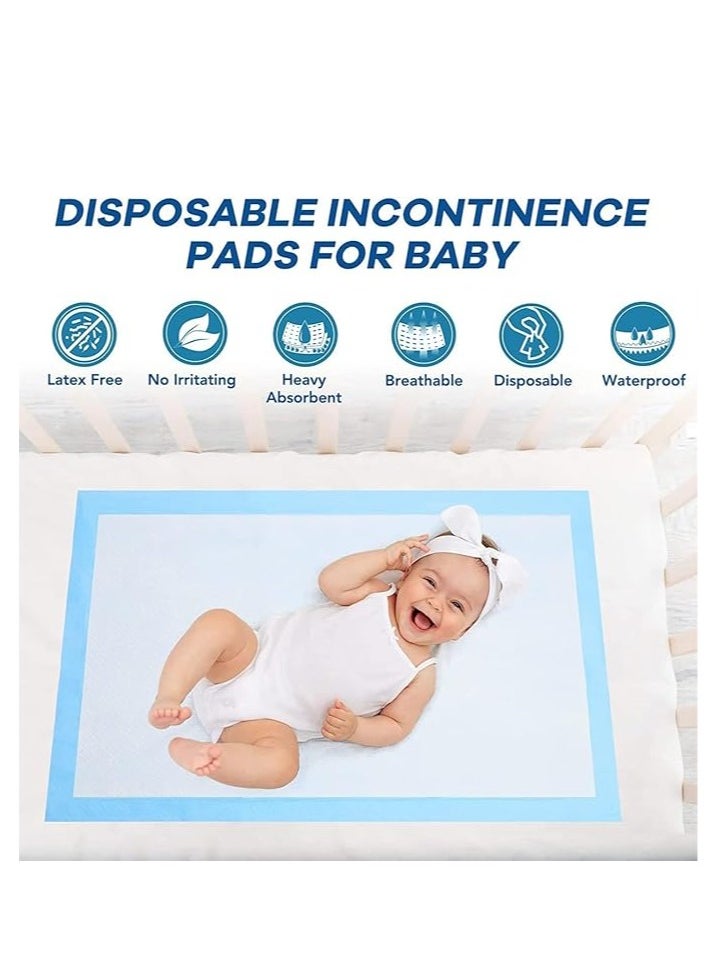 Generic 40/80/120 Pack Disposable Changing Pad,Baby Disposable Underpads, Puppy Training, Super Absorbent Protection for Kids, Adults, Elderly  - Image 4