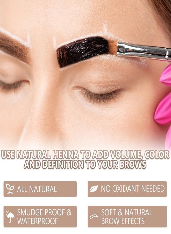 Simpout Natural Henna Hair Kit - Henna Powder with Rose Water & Brow Stain Remover, No Ammonia, No Lead, Professional Henna Kit for Salon & Home Use (Black) - Image 3