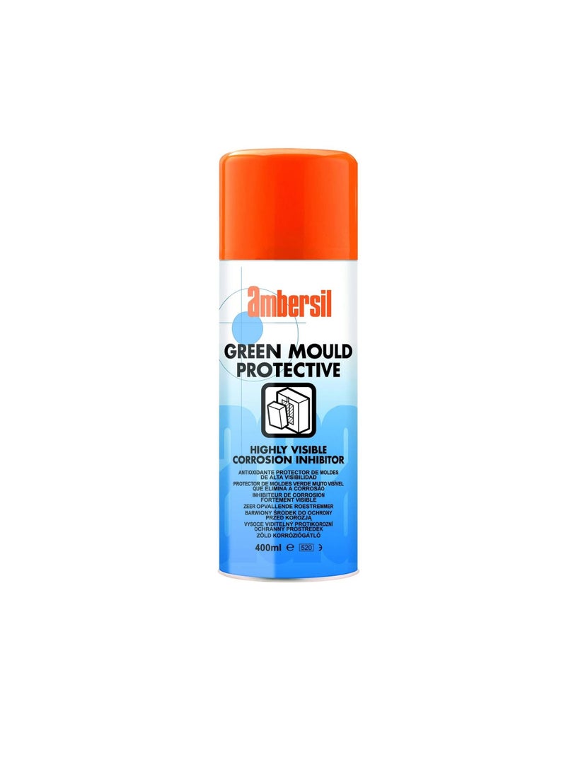 Ambersil Green Mould Protective Coating Highly Visible Corrosion Inhibitor Spray 400ml - Image 2