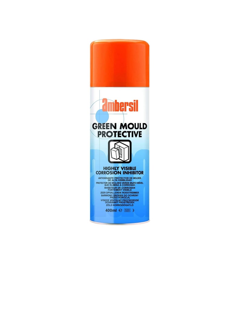 Ambersil Green Mould Protective Coating Highly Visible Corrosion Inhibitor Spray 400ml - Image 1