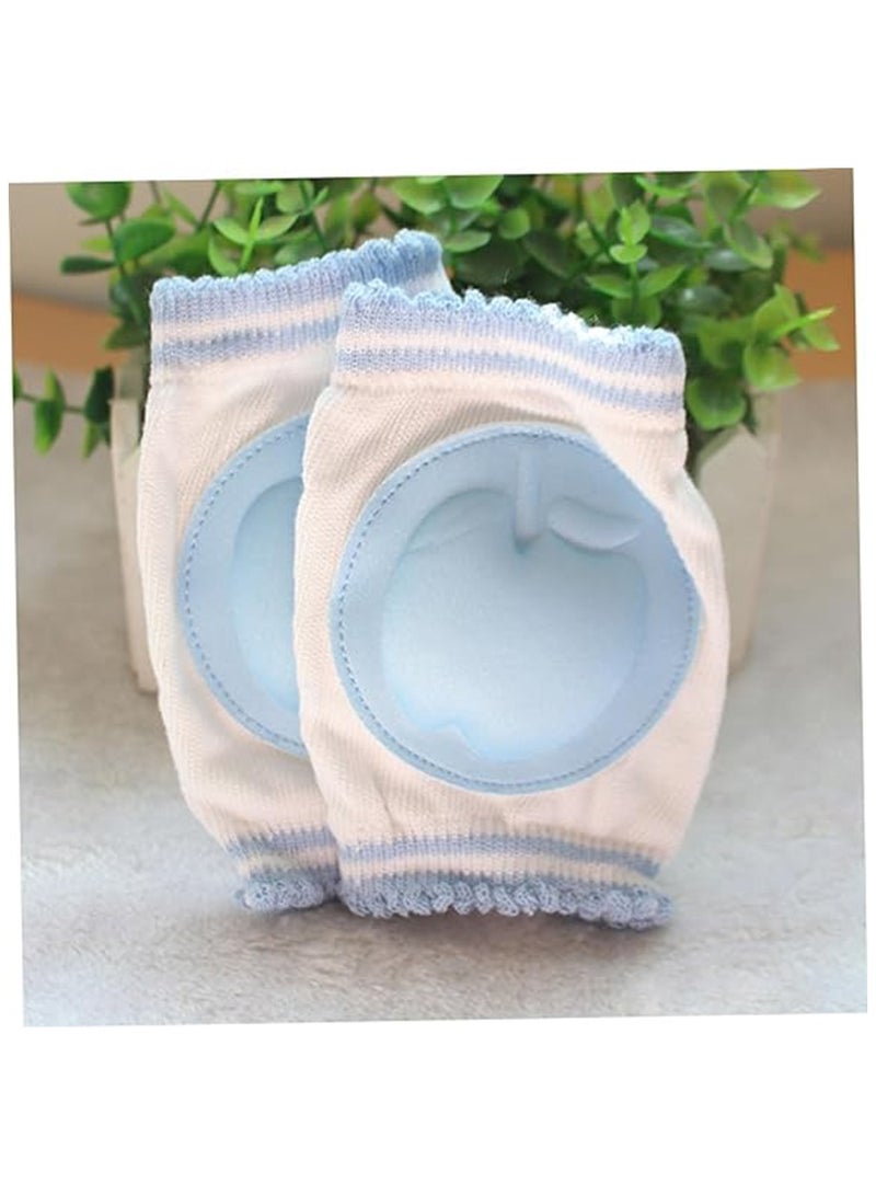 Gonice 1 Pair Toddler Kneepads Knee Brace Knee Pads Infant Kneepads Baby Learn to Crawl Protector(Blue) - Image 3
