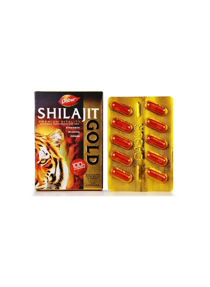 Dabur كبسولات دابر شيلاجيت الذهبية - Image 3