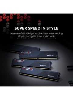 جي.سكيل ذاكرة عشوائية لسطح المكتب G.Skill Ripjaws S5 سعة 24 جيجابايت (1 × 24 جيجابايت) DDR5 5200 ميجاهرتز CL 40 - F5-5200J4040A24GX1-RS5K (أسود)  - Image 4