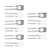 JESSINIE JESSINIE 10Pcs CJ-HR31D Humidity Sensitive Resistor Sensor Module Humidity Sensitive Element Humidity Sensor Module  - Image 2