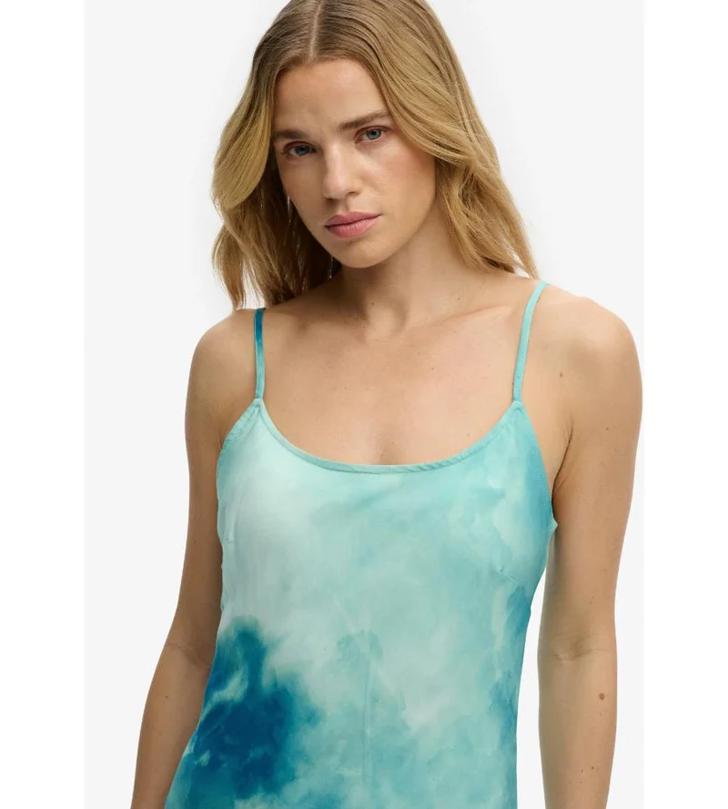 سوبر دراي Printed Maxi Slip Dress