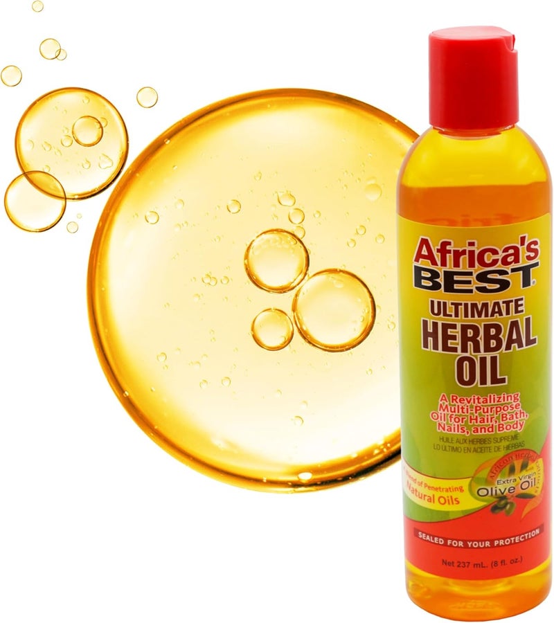 Africa's Best Ultimate Herbal Oil - 235ml Multi-Purpose Oil for Hair, Bath, Nails, and Body - Image 4