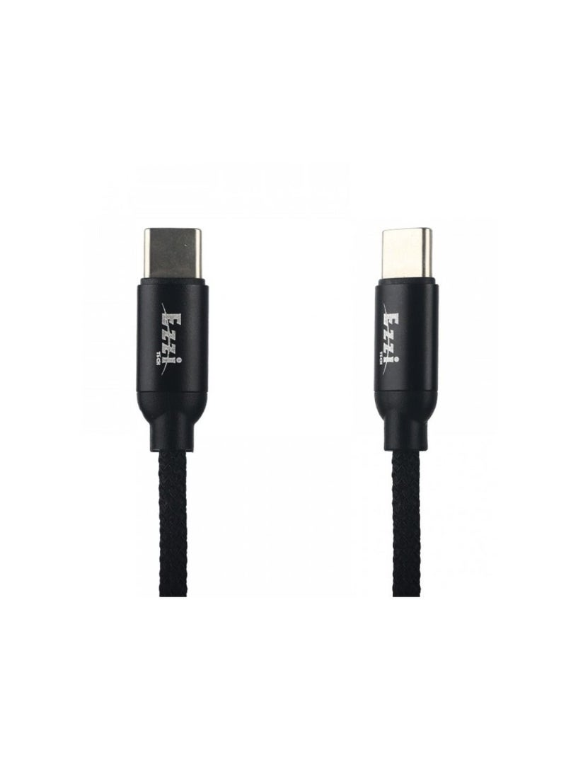 PD 60 واط USB نوع C-C كبل