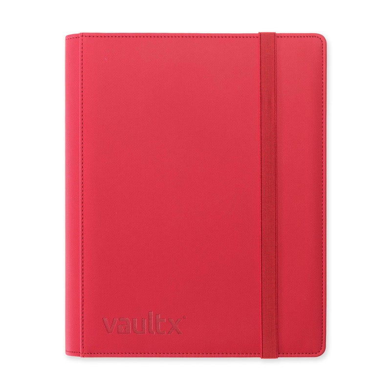 Vault X 9 Pocket Strap Binder 360 Cards ExoTec Material 20 SideLoading Pages Red - Image 2