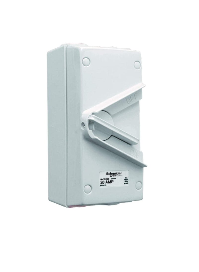 Schneider Electric 20A 440V Surface Mount Triple Pole Isolating Switch IP66 weatherproof - Image 3