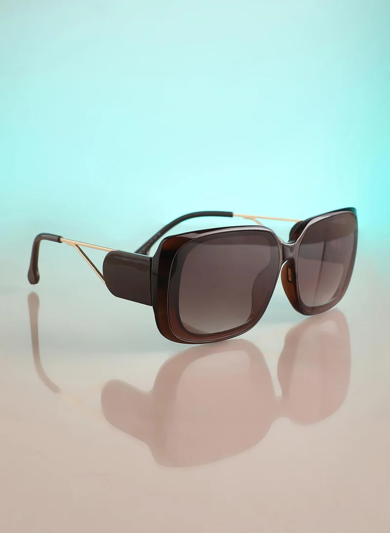 صوص هاوت Chunky Rectangular Sunglasses