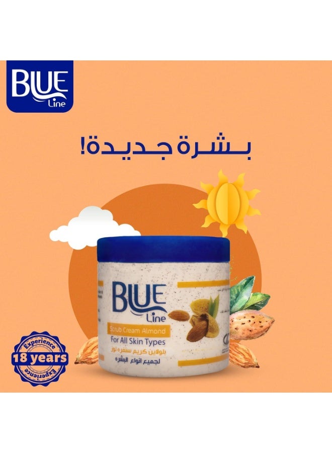 بلو لاين كريم مقشر للوجه باللوز 300 غرام - Image 4