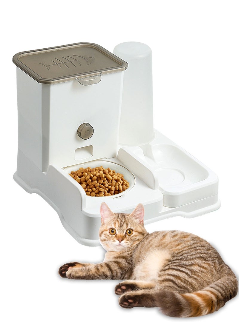 Kidle Automatic Cat Feeder Pet Dog Feeder Cat Bowl Dog Water Feeder Bowl Cat Feeder and Water Dispenser  - Image 1